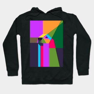 Dog Pop Art Kubisme Hoodie